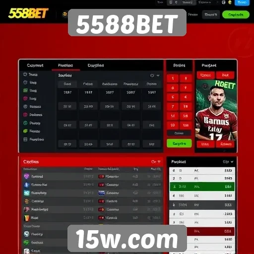 Interface do 5588BET é intuitiva e amigável